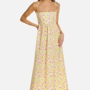 Smith & Quinn Multicolored The Cleobella PartOpen Back Smocked Band Dress NWT L